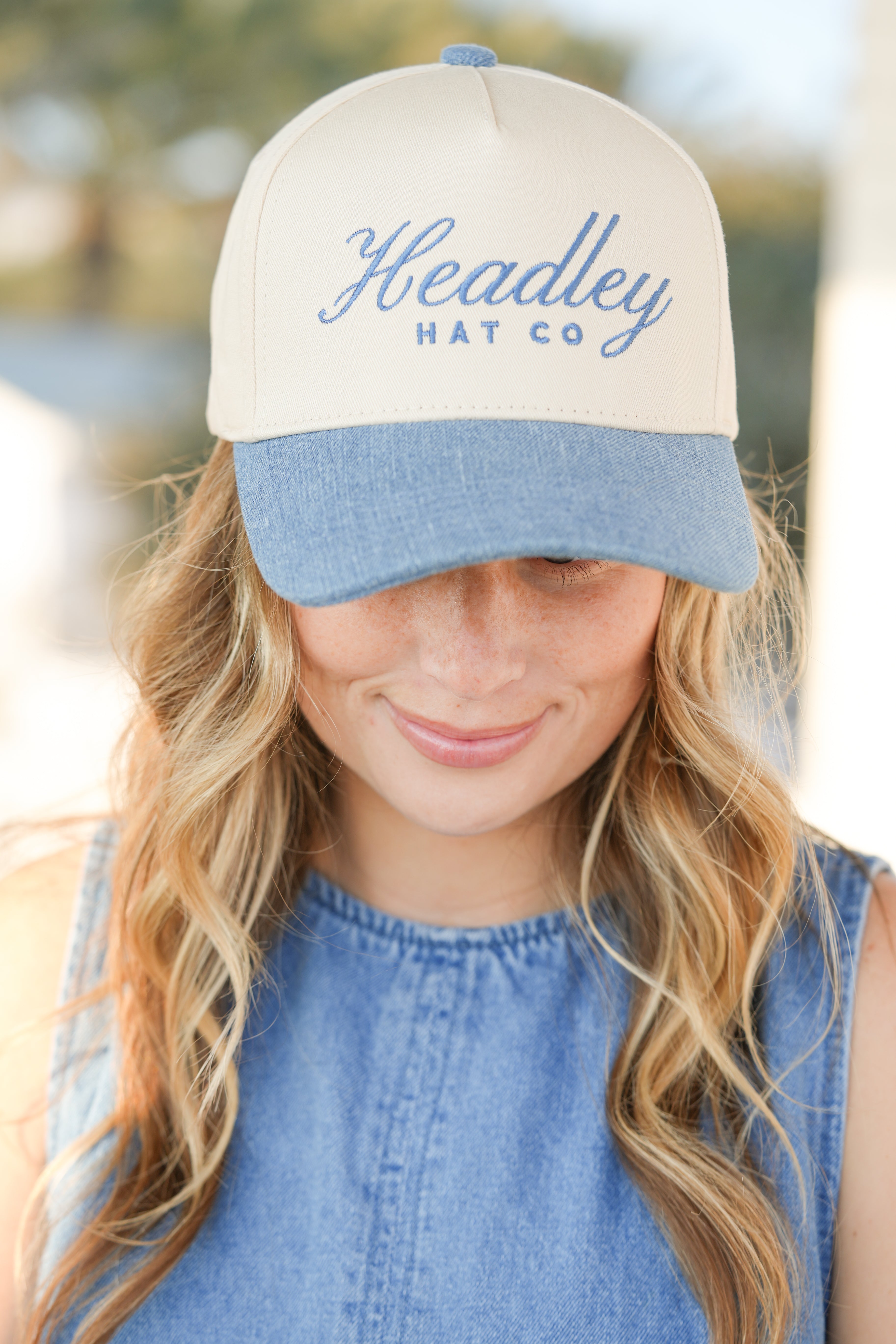 Headley Denim Brim
