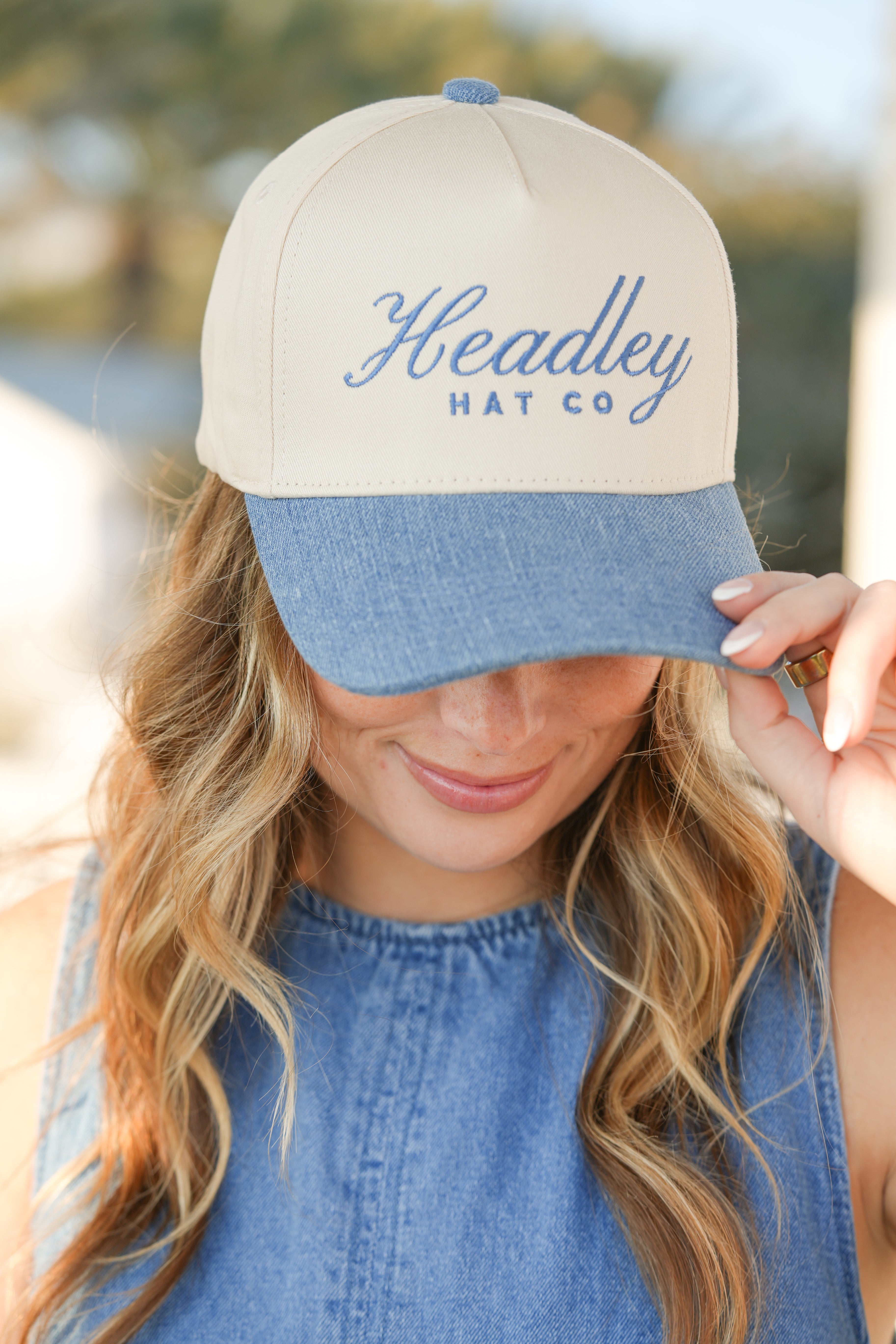 Headley Denim Brim